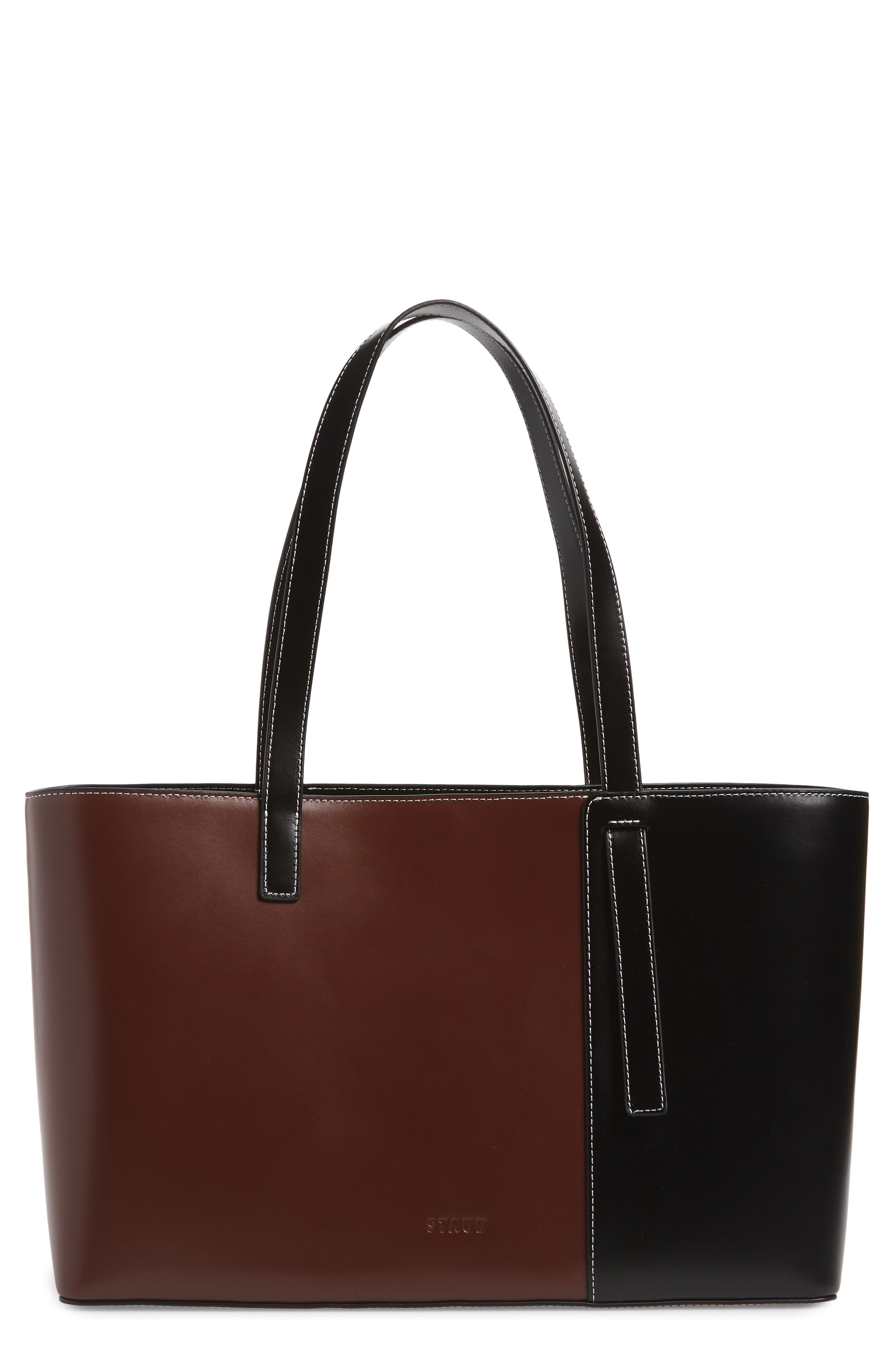STAUD Shoko Colorblock Tote, Main, color, 