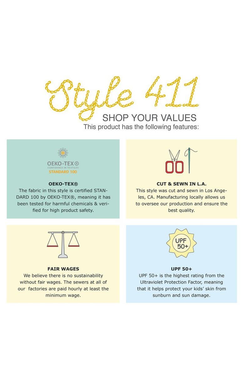 CITY THREADS Boys UPF 50+ Long Sleeve Rashguard, Alternate, color, Black