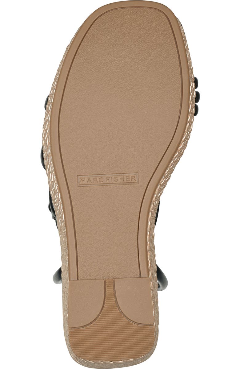 Marc Fisher Zeki Ankle Strap Braided Wedge Sandal, Alternate, color,