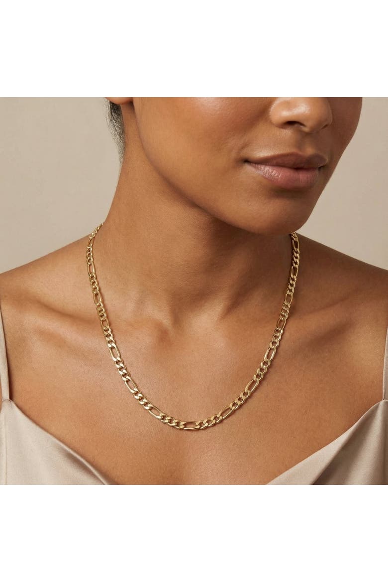 10k Gold 3.6-mm Figaro Link Chain, Alternate, color, 10k Yellow Gold