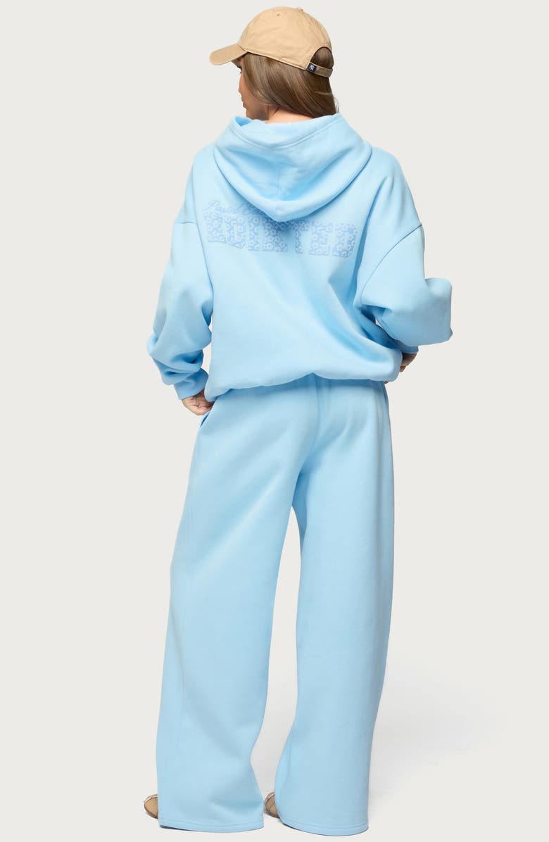 EDIKTED Pastel Wide Leg Sweatpants, Alternate, color, 