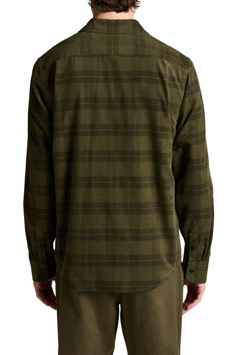 Hamilton Plaid Corduroy Shirt, Alternate, color, NIGHT LEAF COMBO