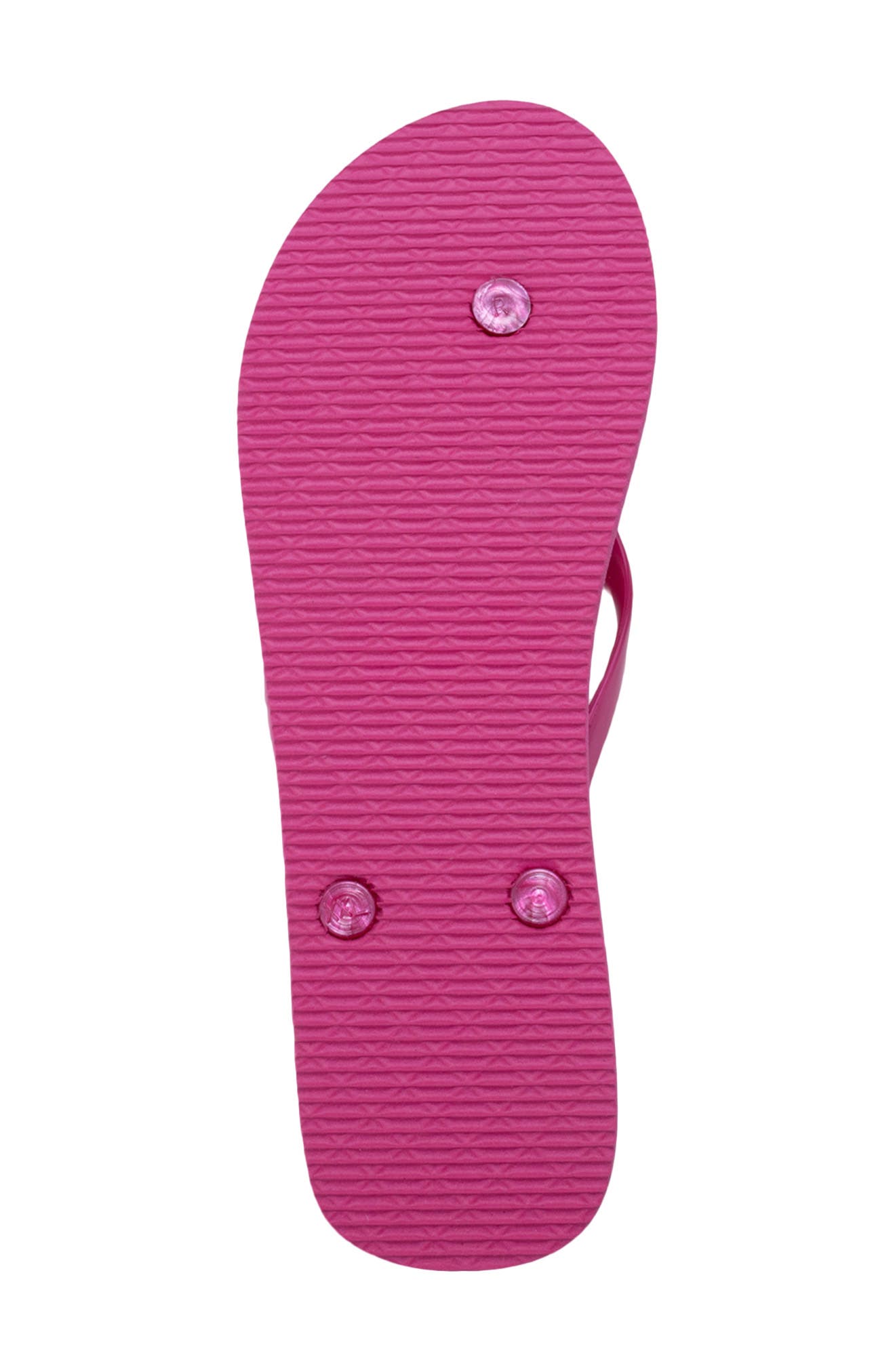 Glittery Thong Sandal, Alternate, color, FUCHSIA