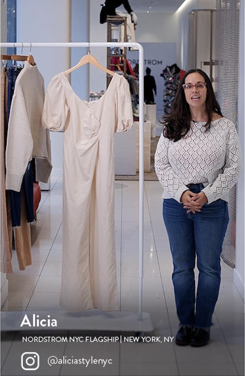 Puff Sleeve Jumpsuit, sales video thumbnail