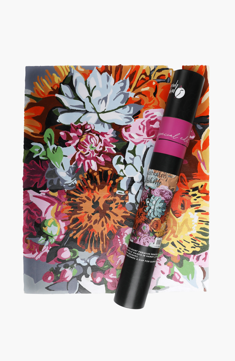 Pink Picasso Kits Pinch Me Bouquet Special Edition Paint by Numbers Kit, Main, color, Multicolor