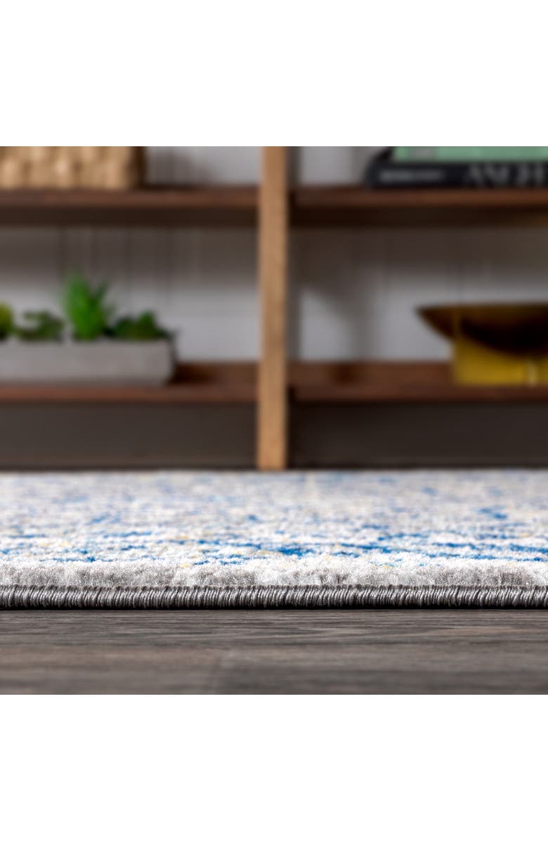 JONATHAN Y Modern Persian Boho Vintage Area Rug, Alternate, color, Gray/Navy