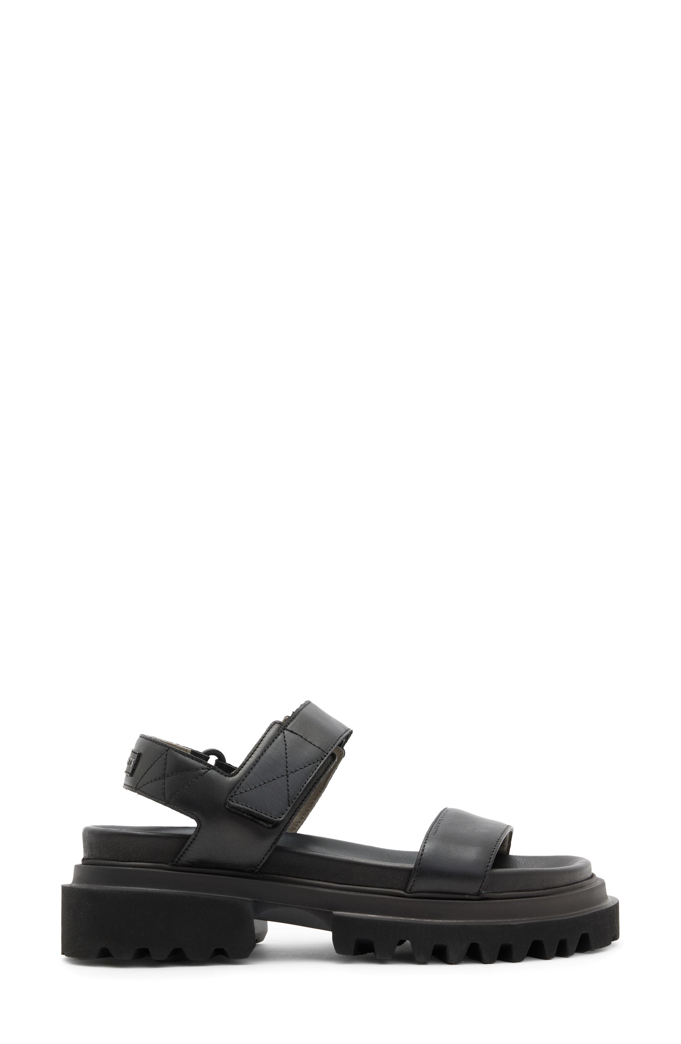 AllSaints Rory Ankle Strap Sandal, Alternate, color, 