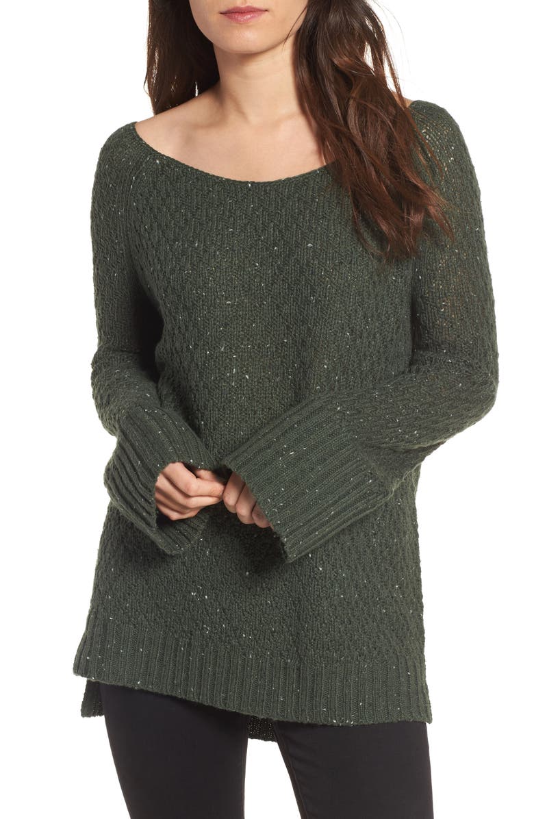Hinge Slouchy Tunic Sweater, Main, color, 