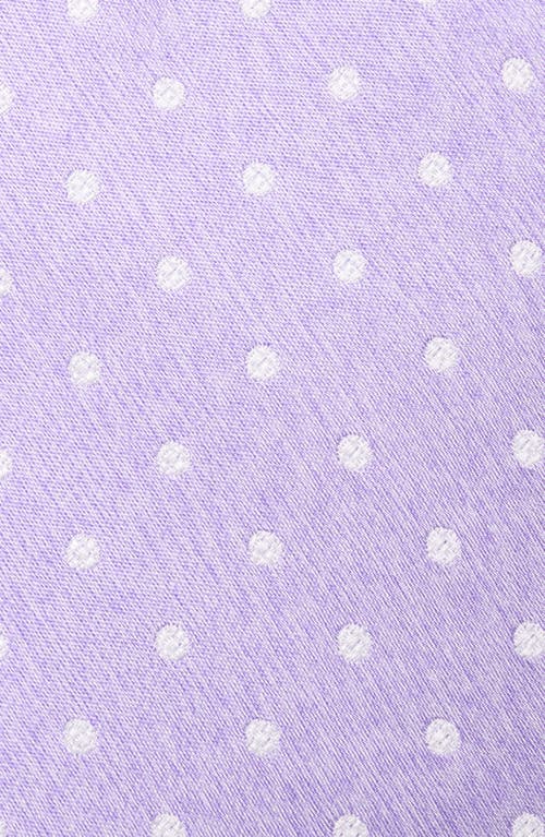 Nordstrom Batson Neat Dot Silk Tie In Lilac