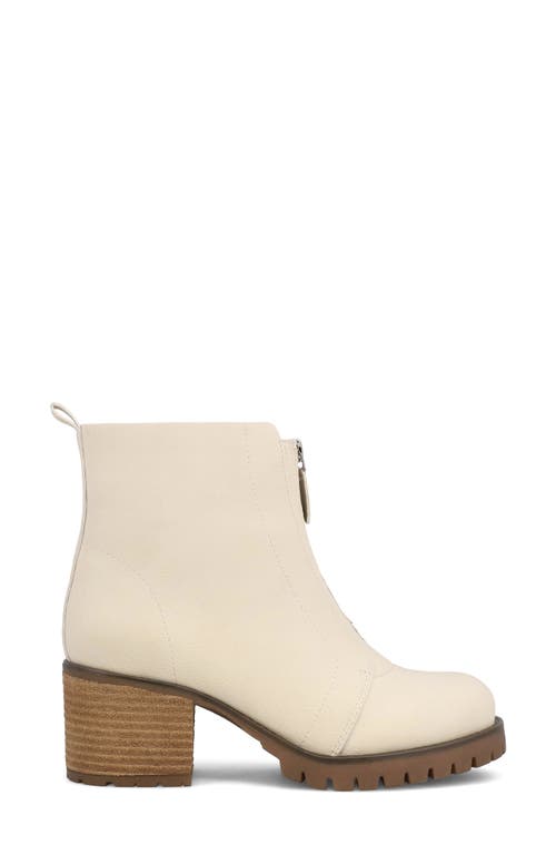 Mia Fabiola Front Zip Boot In Animal Print