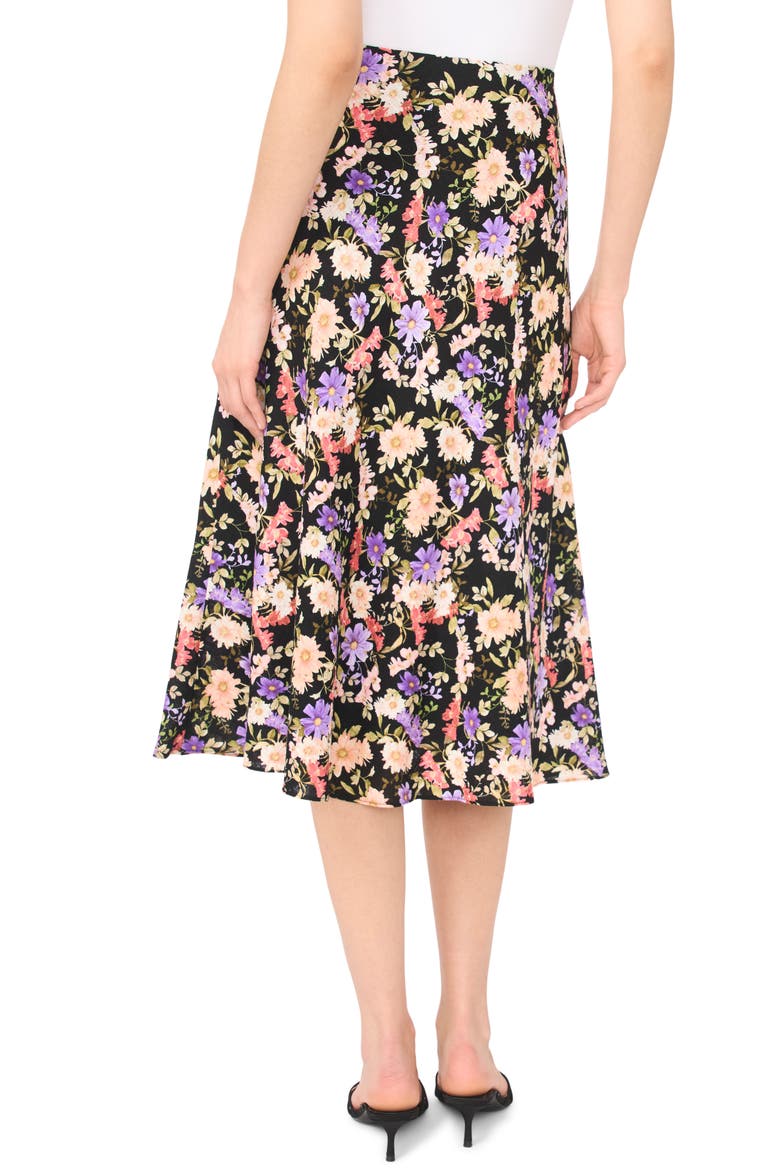 Bias Cut Satin Midi Skirt, Alternate, color, RICH BLACK