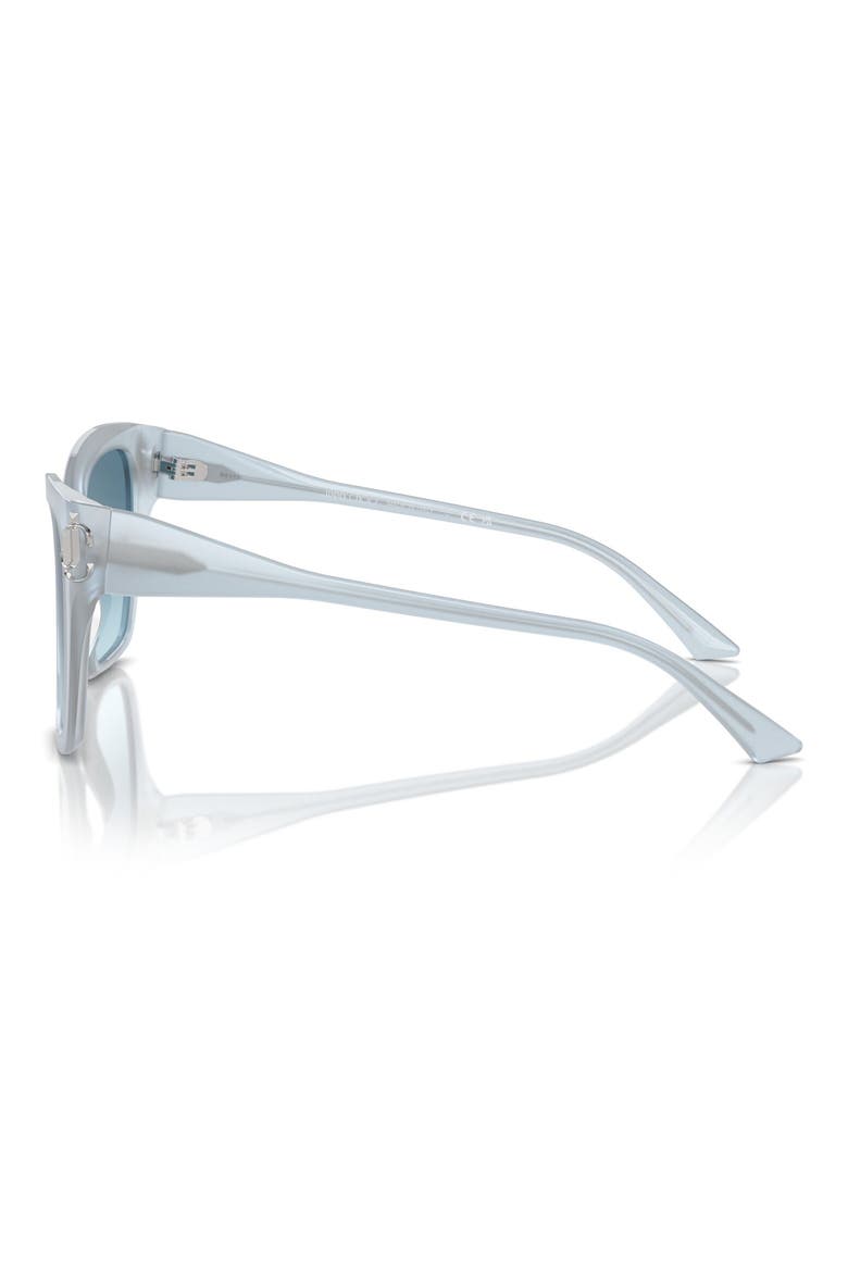 54mm Square Sunglasses, Alternate, color, OPAL BLUE