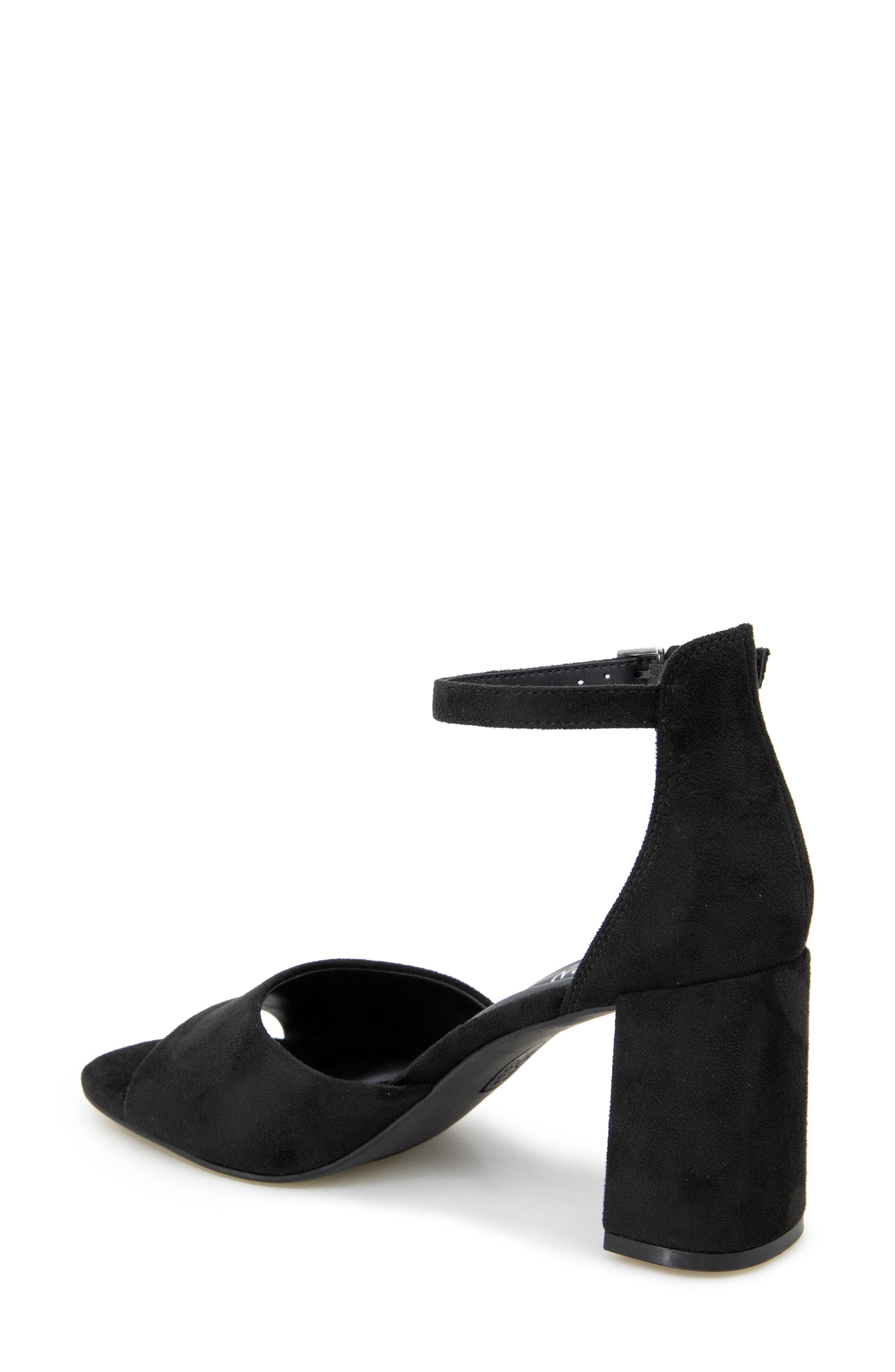 Reaction Kenneth Cole Lottie Ankle Strap Sandal, Alternate, color, Black
