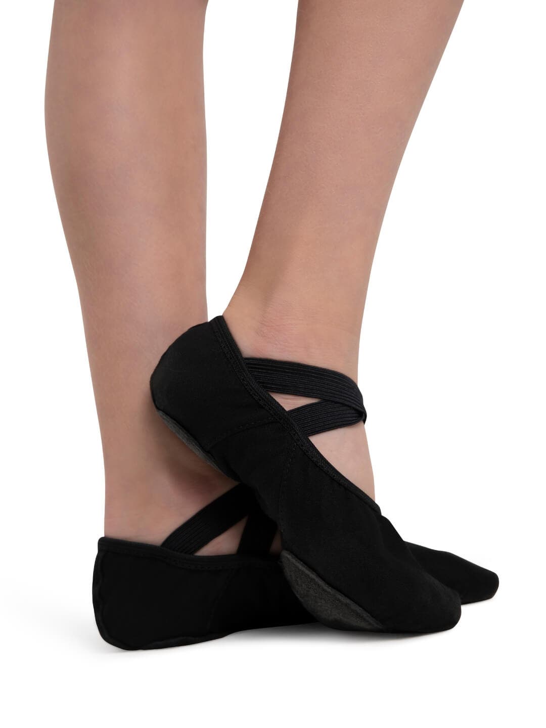 Hanami® Canvas Ballet Shoe, Main, color, black