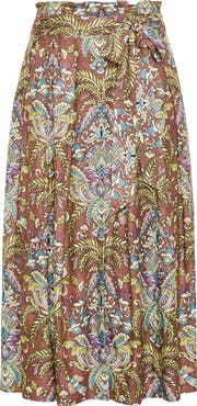 City Chic Sable Tie Waist Maxi Skirt