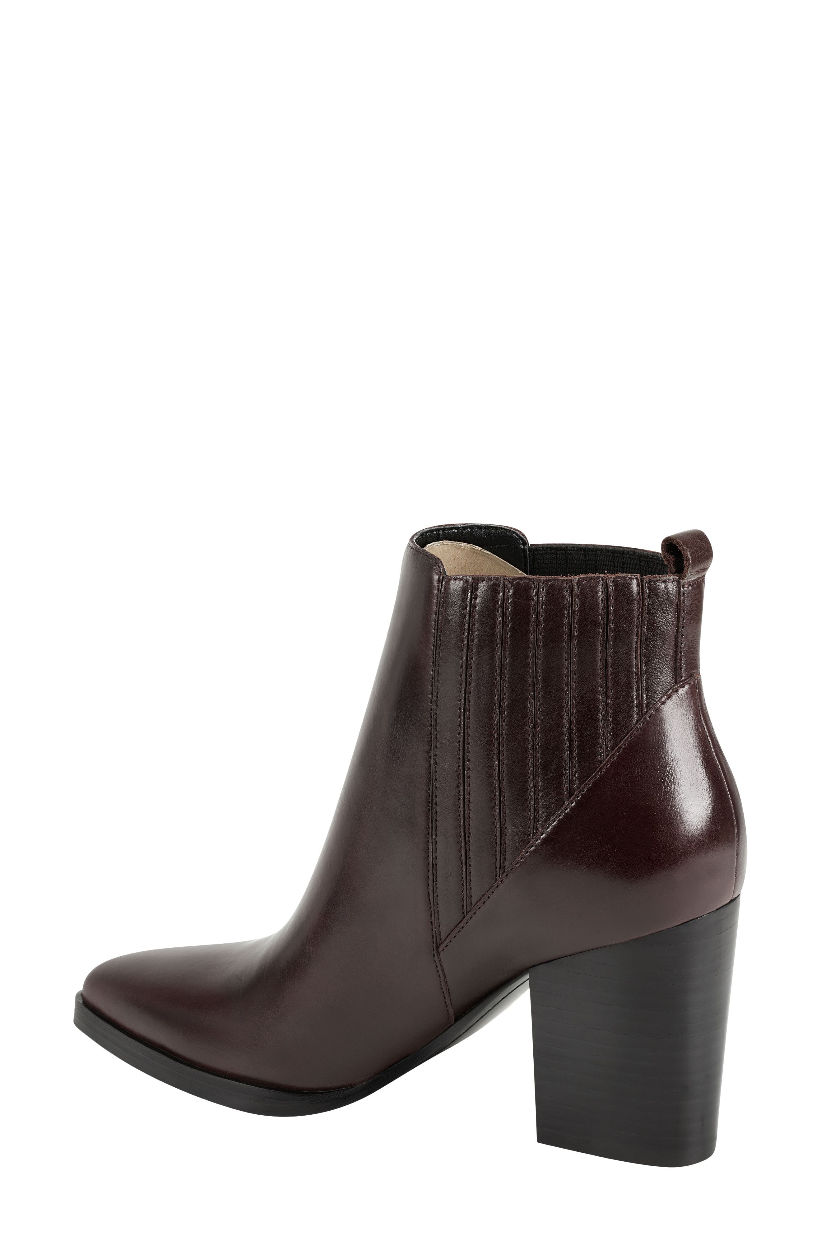 Marc Fisher LTD Alva Bootie, Alternate, color, Burgundy Leather