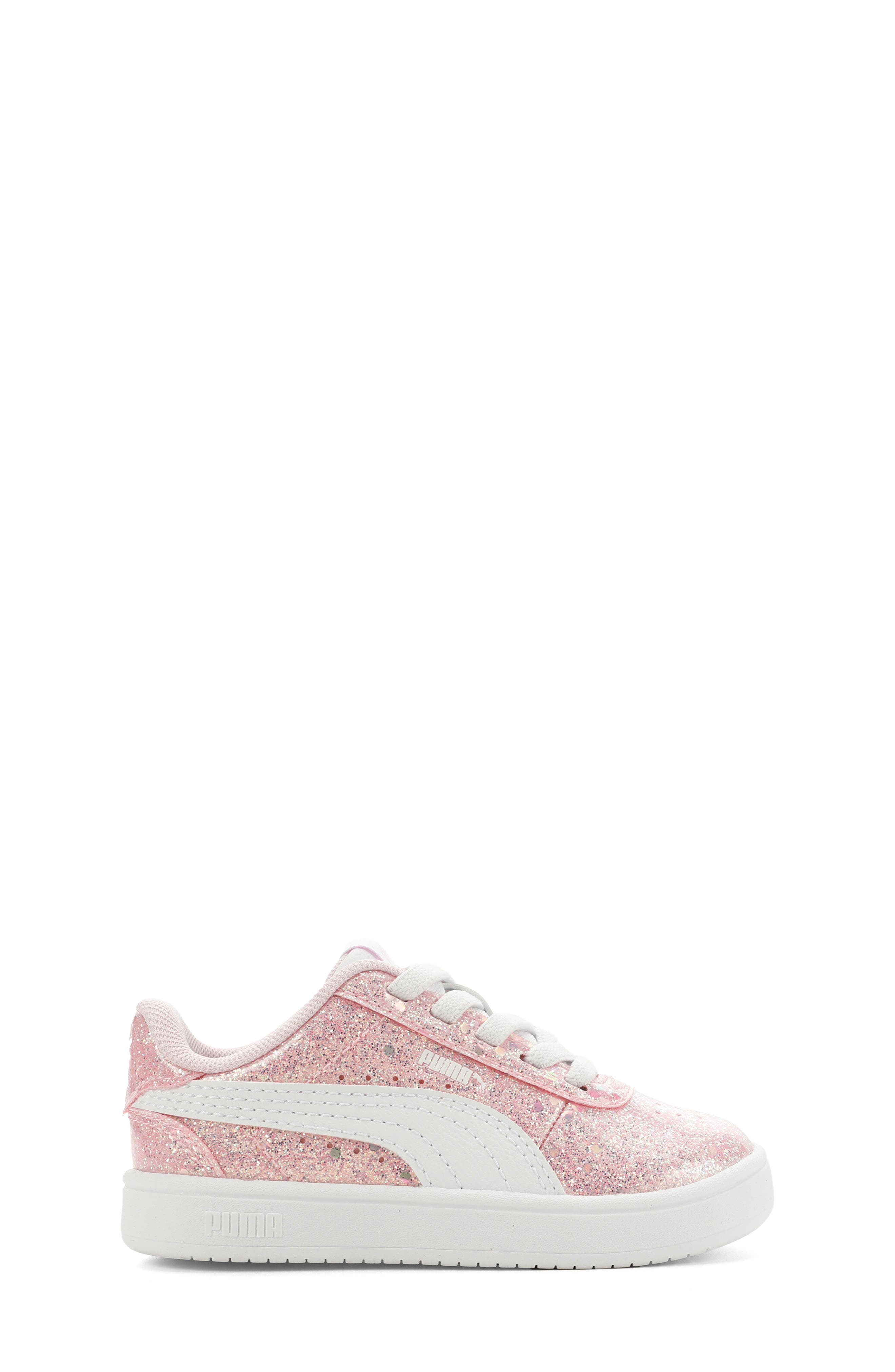 Kids' Juna Glitz Sneaker, Alternate, color, PEARL PINK/ PUMA WHITE