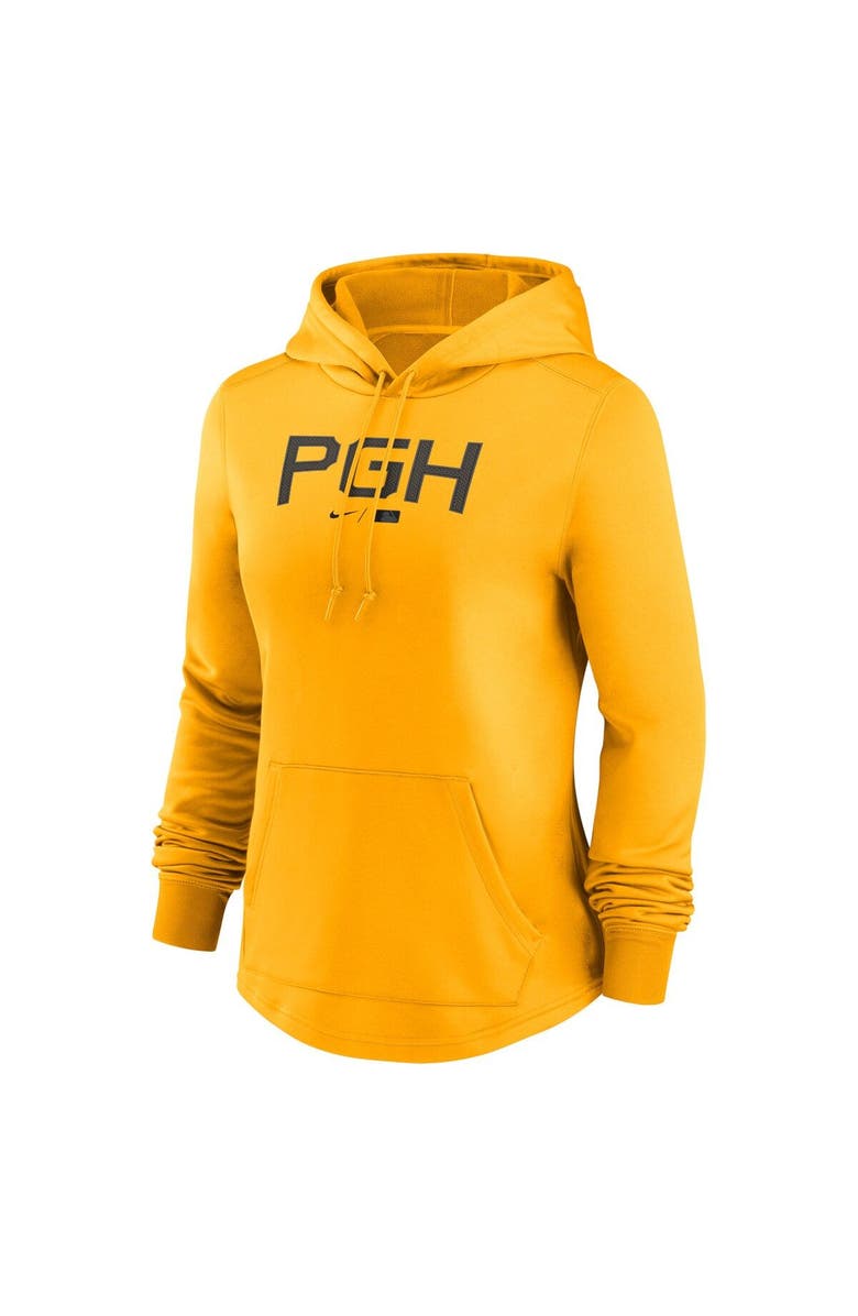 Nike Women's Nike Gold Pittsburgh Pirates City Connect Pregame Performance Pullover Hoodie, Alternate, color,