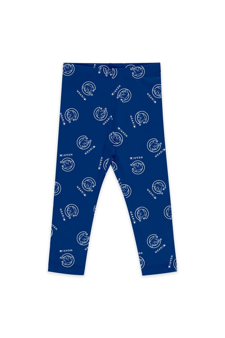Girls Newborn & Infant WEAR by Erin Andrews Chicago Cubs Three-Piece Tutu Set, Alternate, color, White