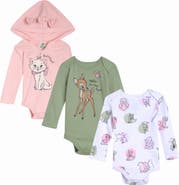 Disney 3-Pack Long Sleeve Bodysuits