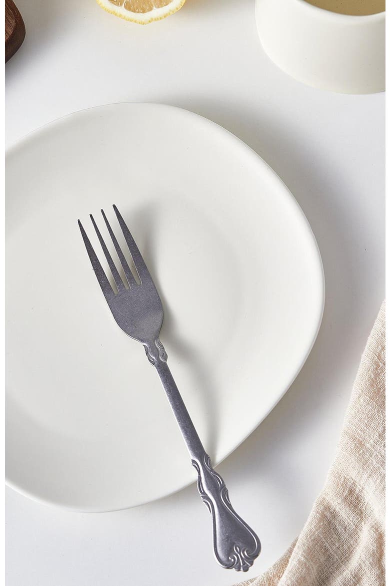 Delilah Porcelain 6-Piece Salad Plate Set, Alternate, color, Terracotta