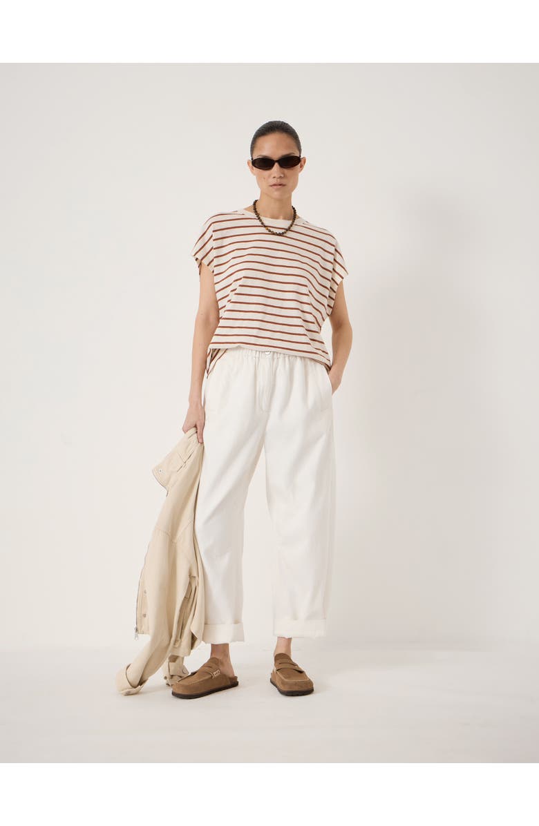 Hush Petra Cotton Relaxed Fit T-shirt, Alternate, color, Off White