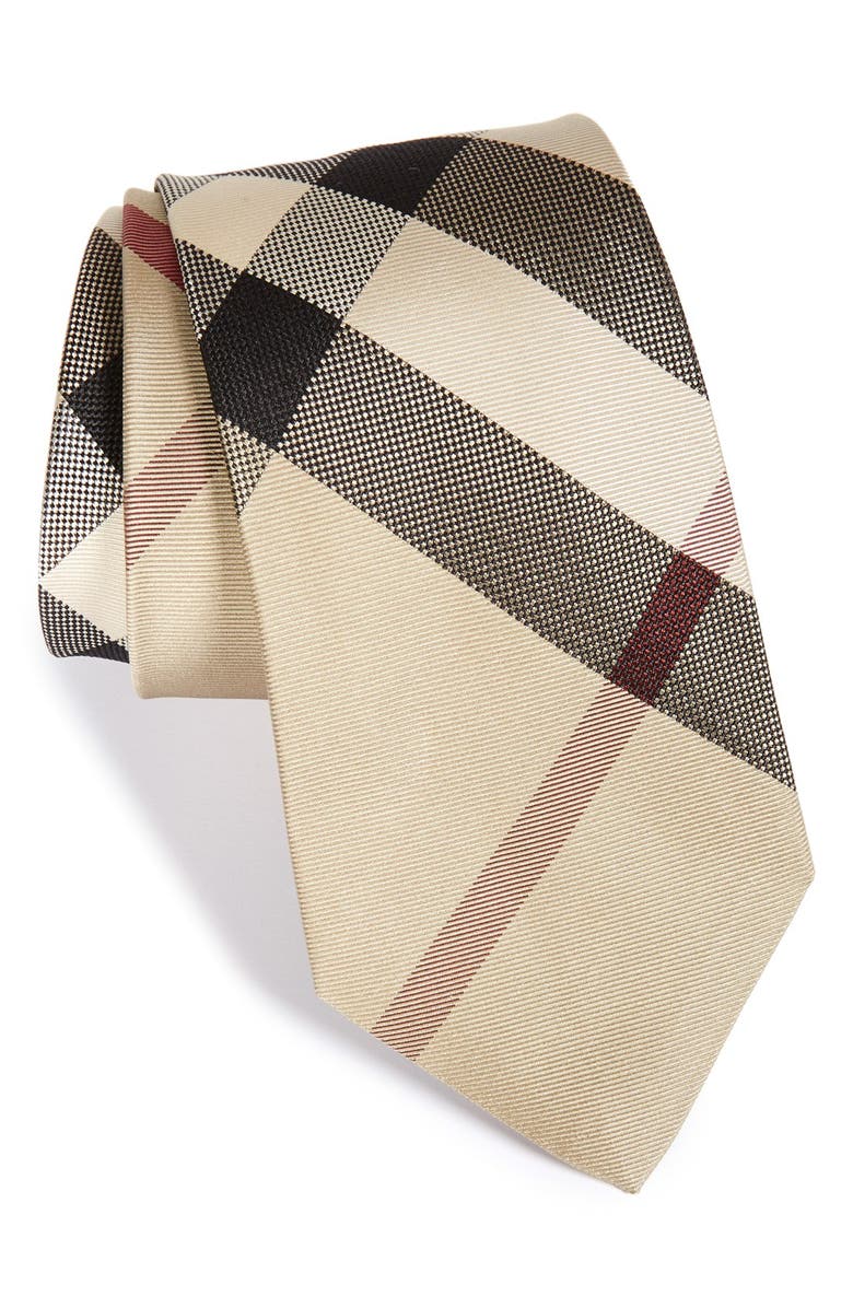 Burberry 'Manston' Woven Silk Tie, Main, color, 