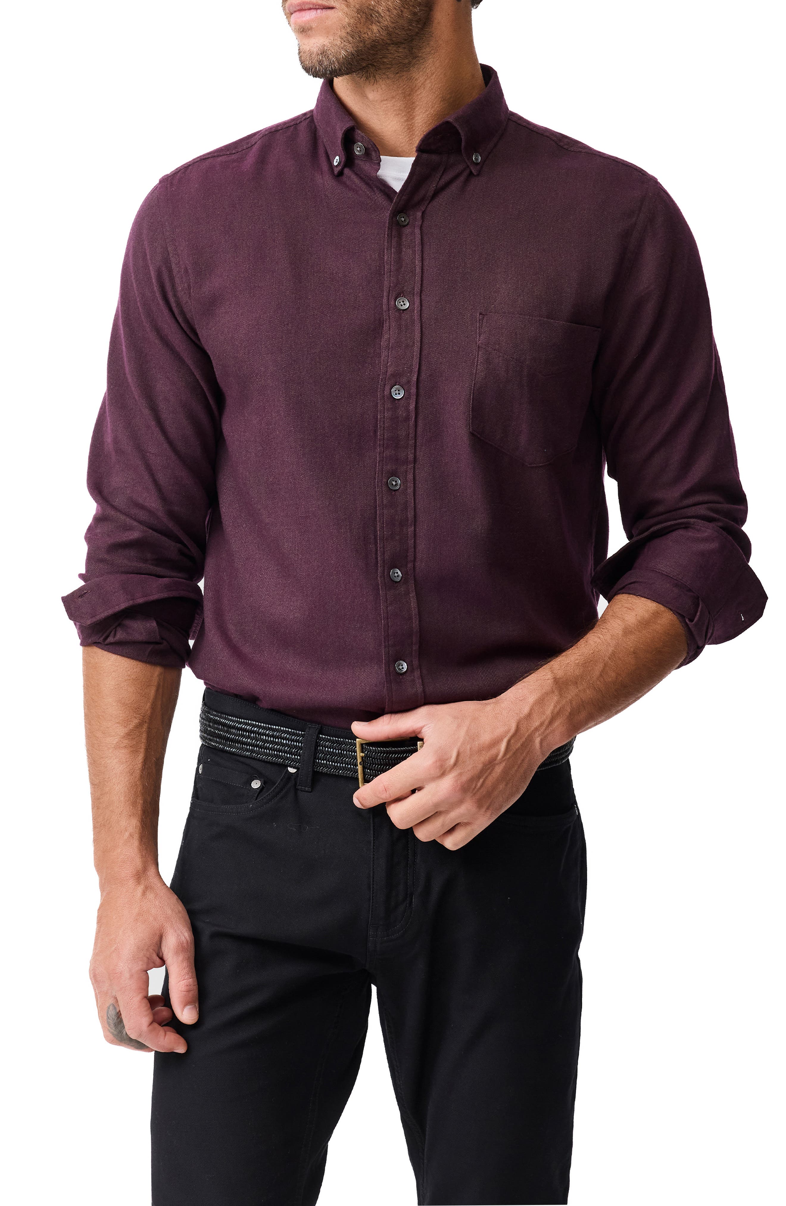 Barrhill Sports Fit Button-Down Shirt - image 3