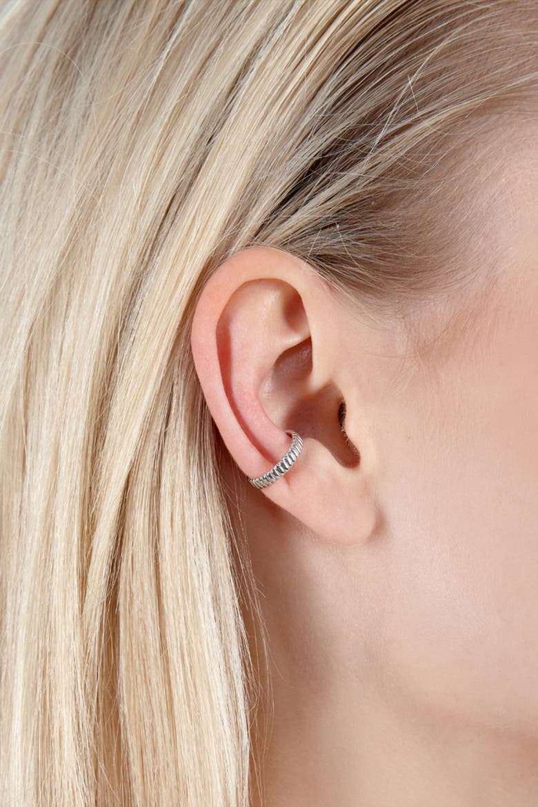 Egyptian Ear Cuff, Alternate, color, Sterling Silver