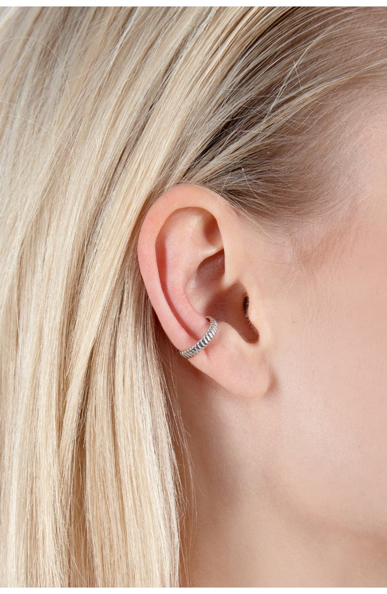 Lucy Quartermaine Egyptian Ear Cuff, Alternate, color, Sterling Silver