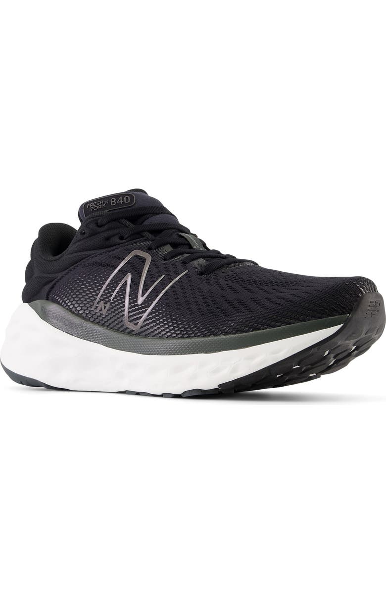 New Balance Fresh Foam X 840v1 Sneaker, Main, color, Blacktop/ Black