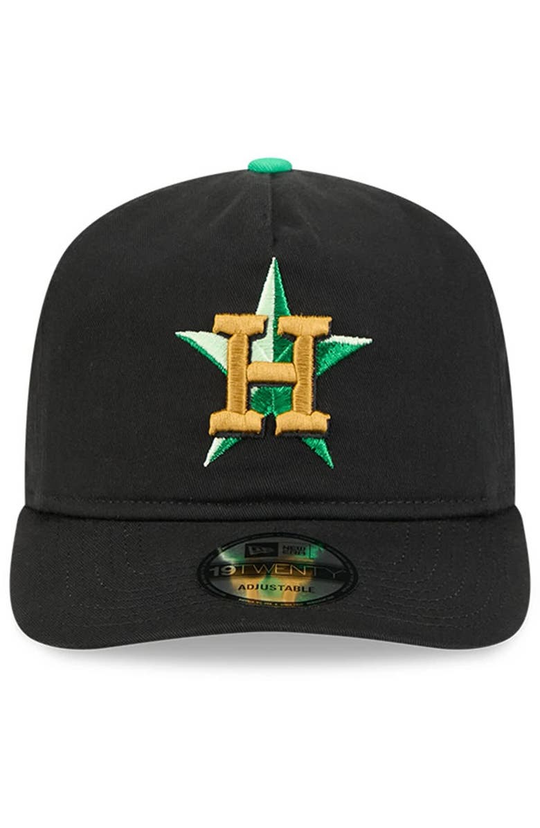New Era Men's New Era  Black Houston Astros 2026 St. Patrick's Day 19TWENTY Adjustable Hat, Alternate, color, Black