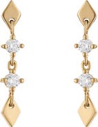 EDEN PRESLEY Medium Shine Diamond Drop Earrings