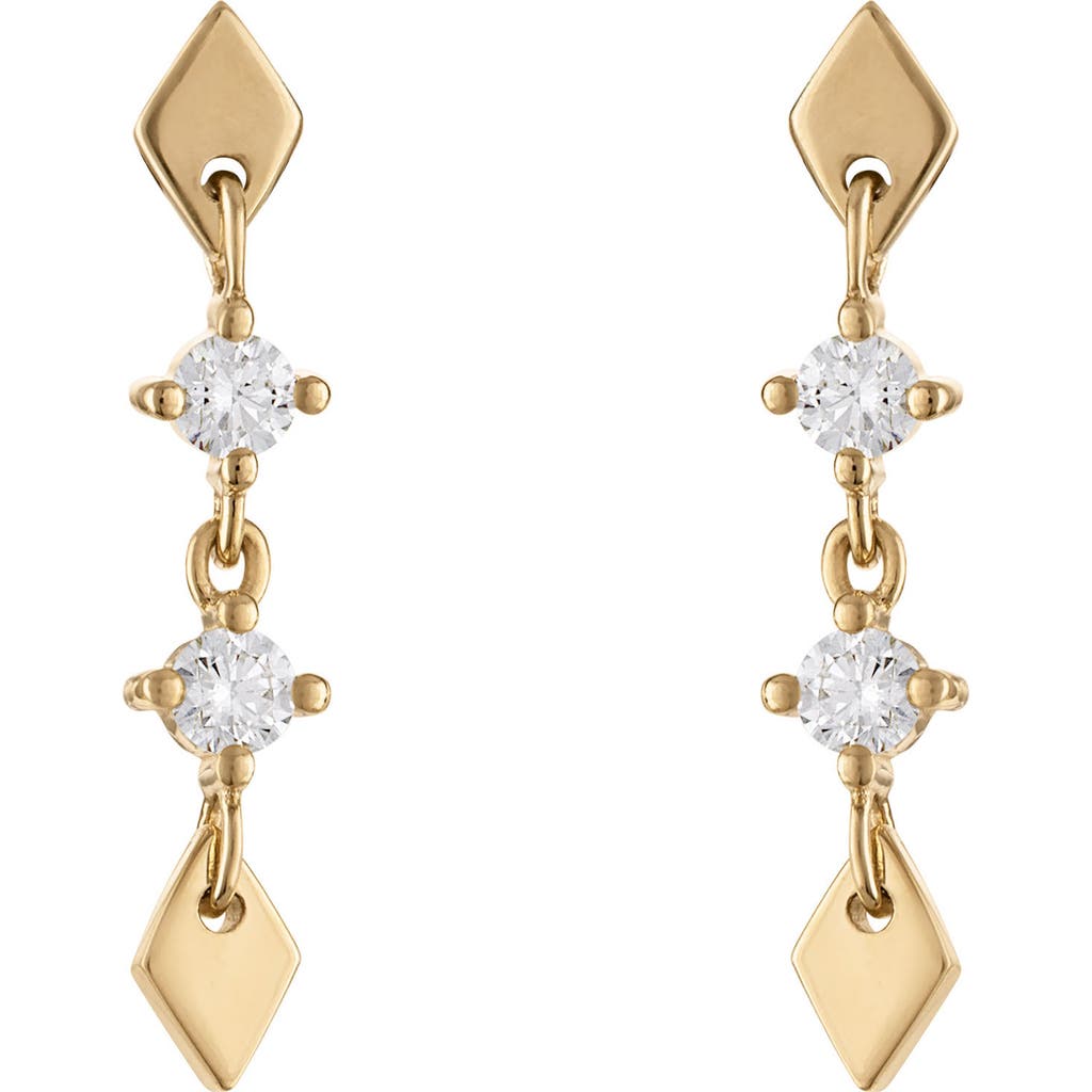 EDEN PRESLEY Medium Shine Diamond Drop Earrings  product