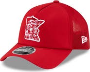 New Era Men's New Era Red Minnesota Twins 2026 Batting Practice Alternate Apex 9FORTY Adjustable Hat