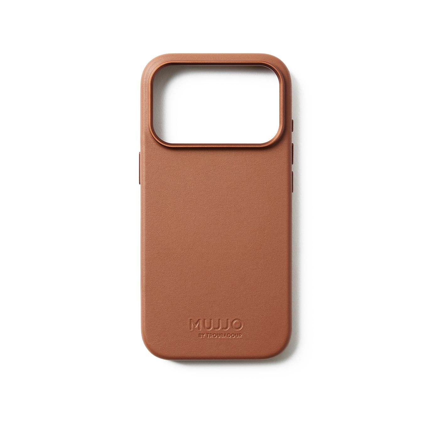 MUJJO Full Leather Case for iPhone 17 Pro in Tan 