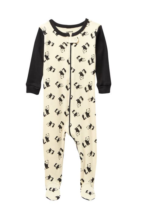 Footed Cotton Pajamas Matching Family Coordinated Animal Prints