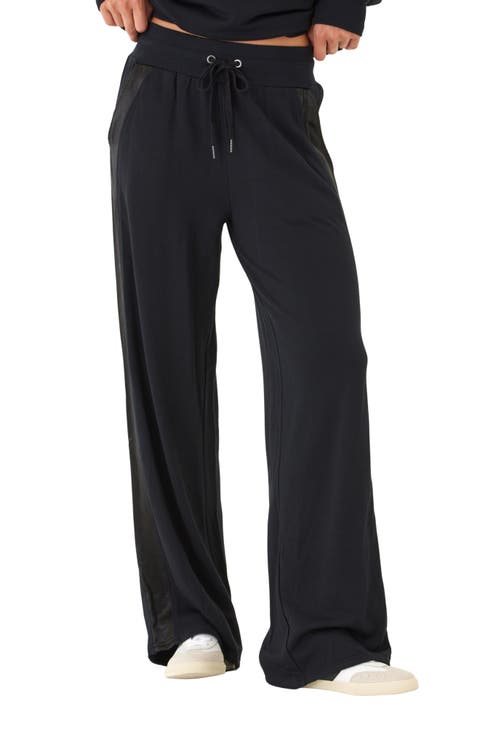 Diane Fleece Wide Leg Sweatpants