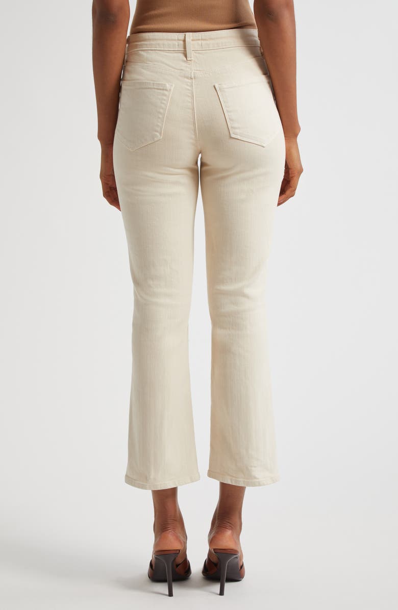L'AGENCE Noya High Waist Flare Ankle Jeans, Alternate, color, French Vanilla