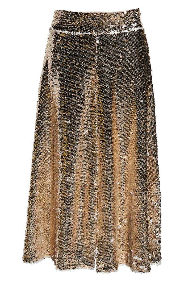 Eliza J Sequin Embellished A-Line Skirt, Alternate, color,