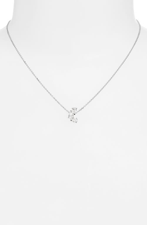 Repossi Serti Sur Vide Diamond Pendant Necklace In Metallic
