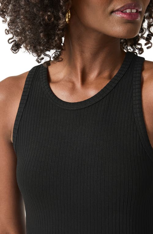 Splendid Ribbed Tank Top In Black