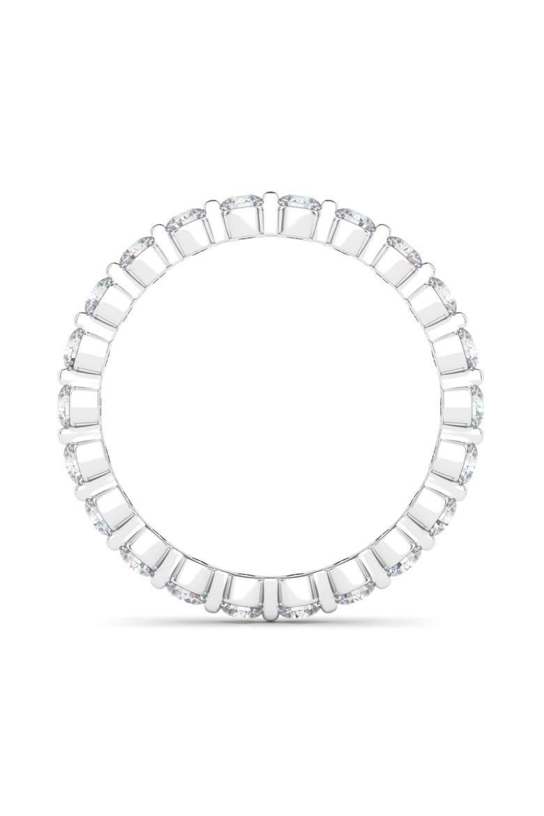 Lab Grown Diamond Single Prong Eternity Band Ring, Alternate, color, WHITE GOLD