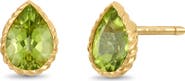 Bony Levy 14K Gold Peridot Stud Earrings