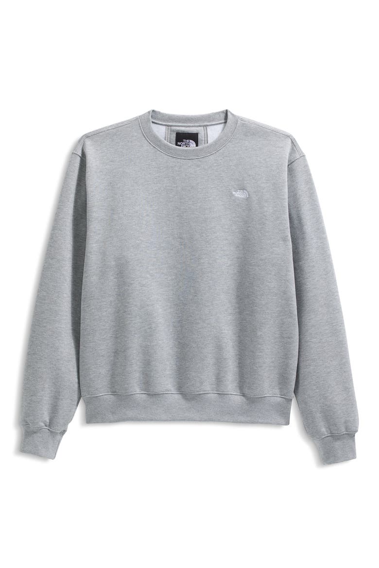 Essential Crewneck Sweatshirt, Alternate, color, TNF PALE GREY HEATHER