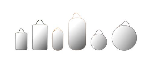 Various Velvet Edged Wall Mirrors