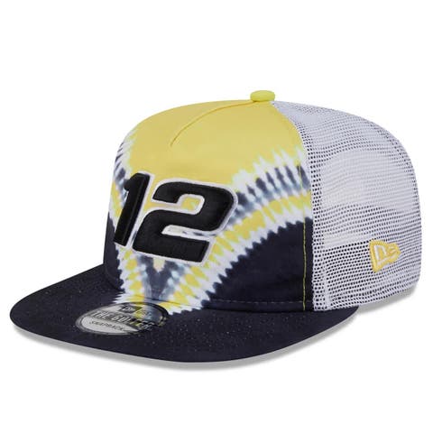 Men's New Era Black Ryan Blaney  Golfer Tie-Dye Snapback Hat
