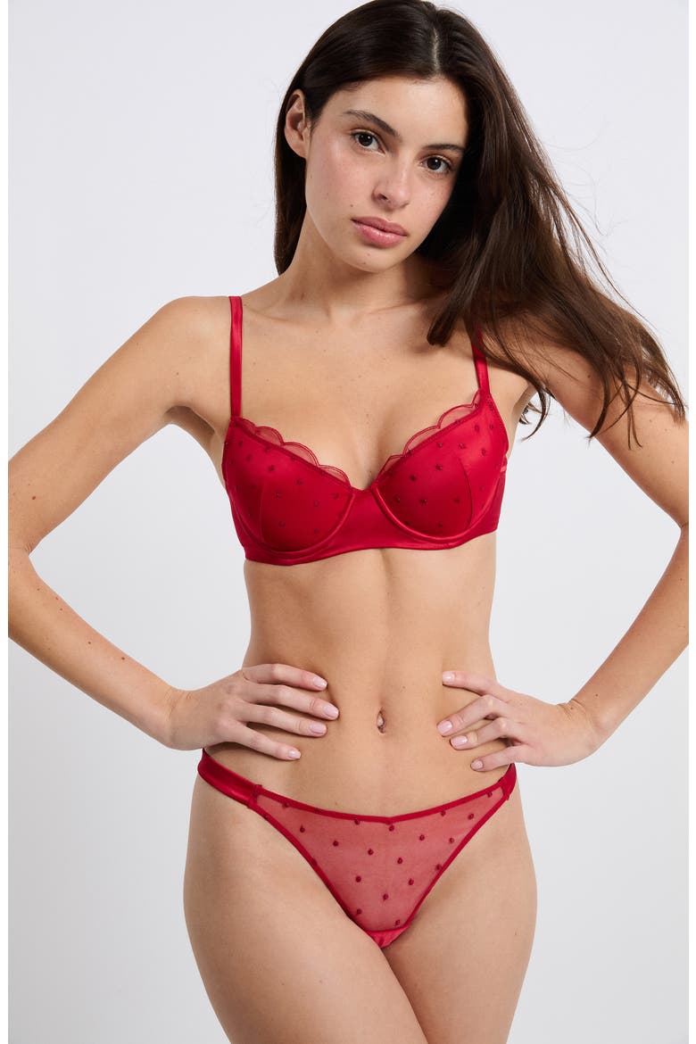 Divine N°4 Classique Underwire Bra, Alternate, color, RED