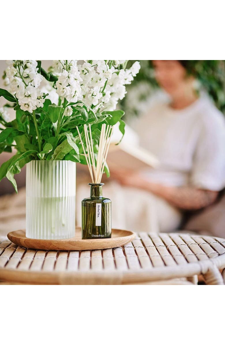 Osmology Herbal Tea Reed Diffuser - Chamomile Lavender and Eucalyptus, Alternate, color, Green