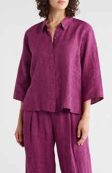Organic Linen Classic Collar Shirt